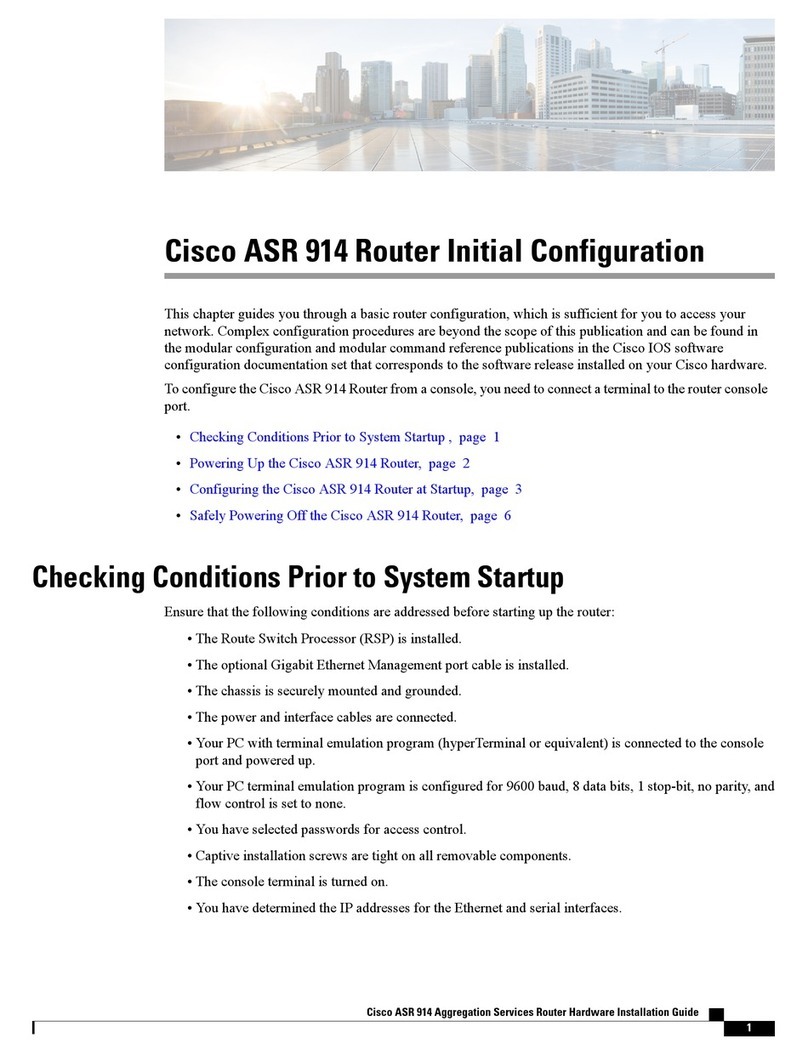 Cisco ASR 914 User manual