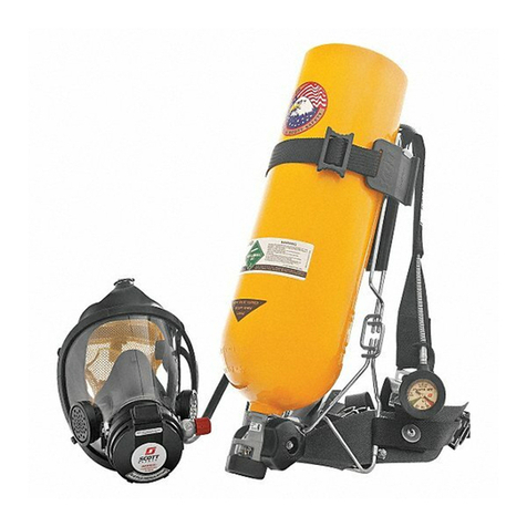 Scott Safety 2216 ISCBA RESPIRATOR Operating & maintenance instructions