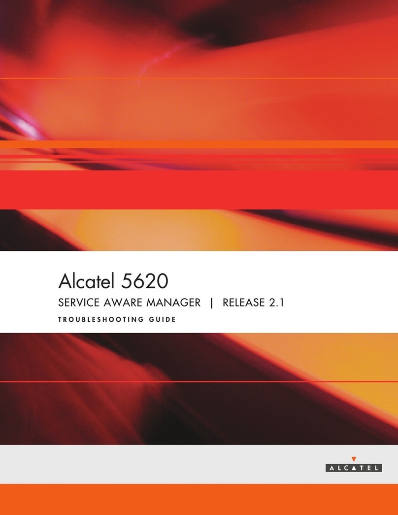 Alcatel 5620 User manual