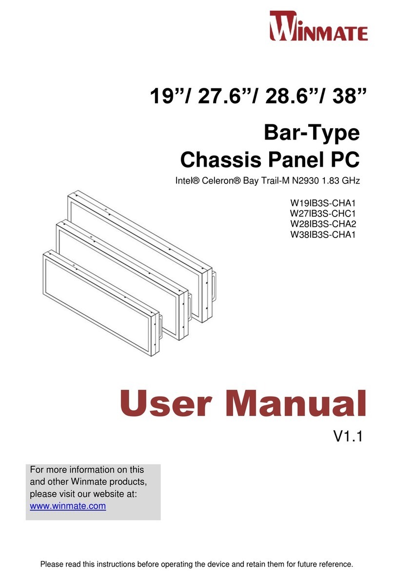 Winmate W19IB3S-CHA1 user manual