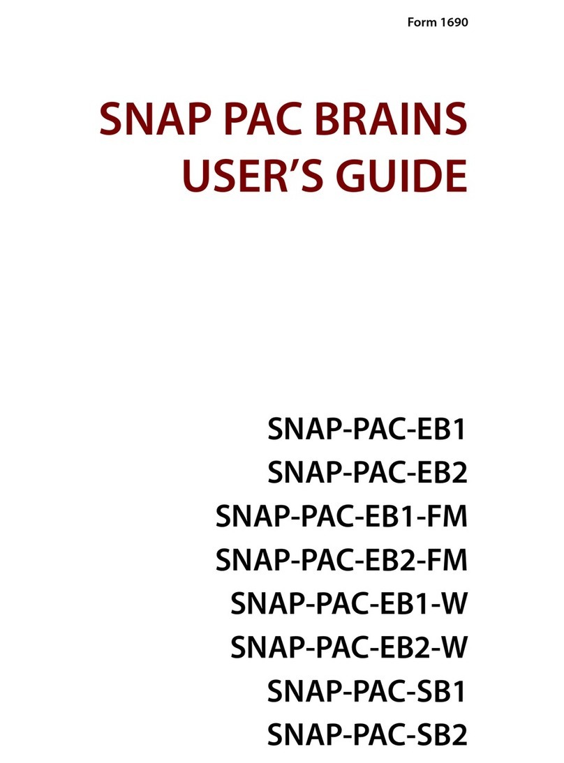SNAP PAC BRAINS SNAP-PAC-EB1 user guide
