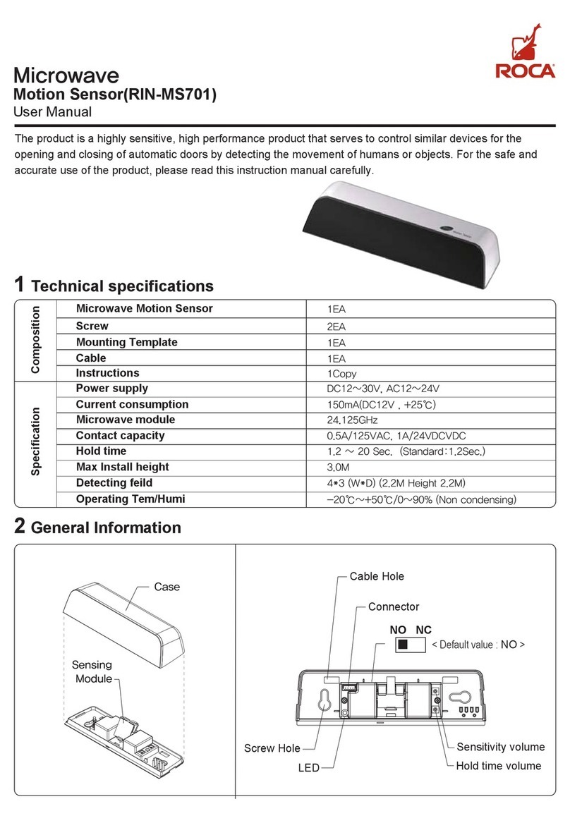 Roca Microwave user manual