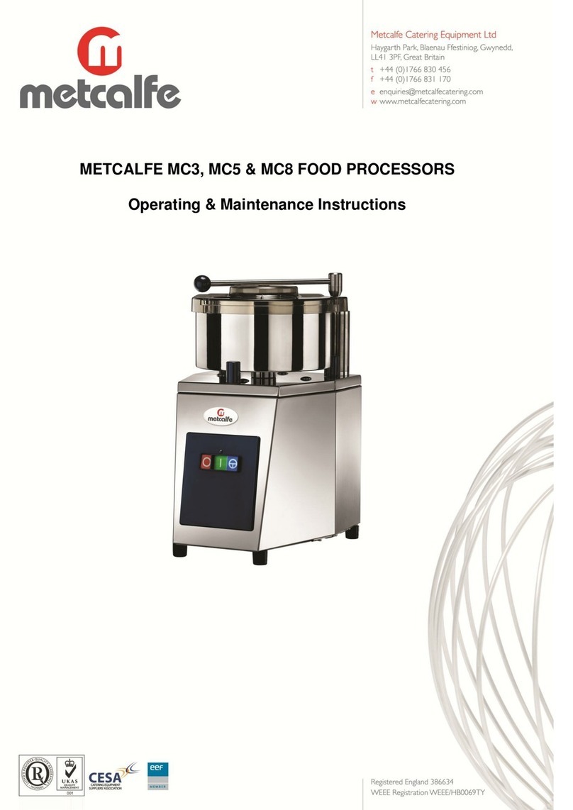 Metcalfe MC3 Installation and operation manual