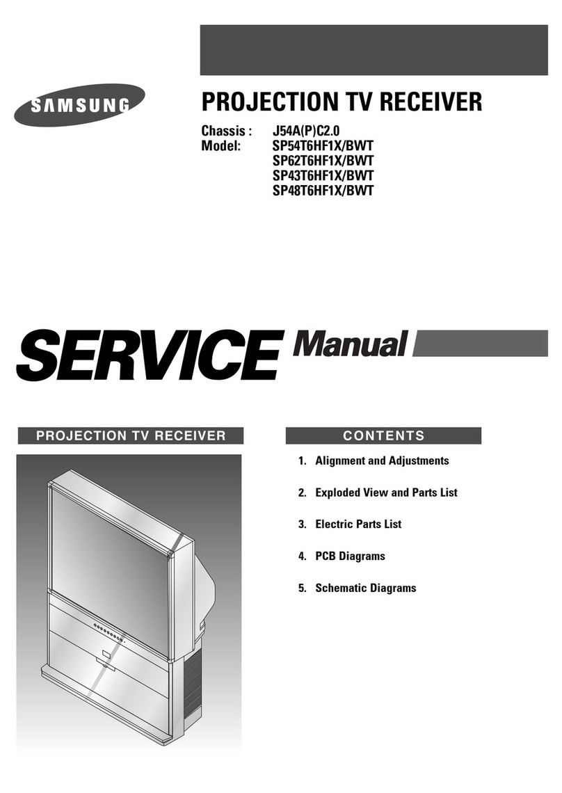 Samsung SP54T6HF1X/BWT Service manual