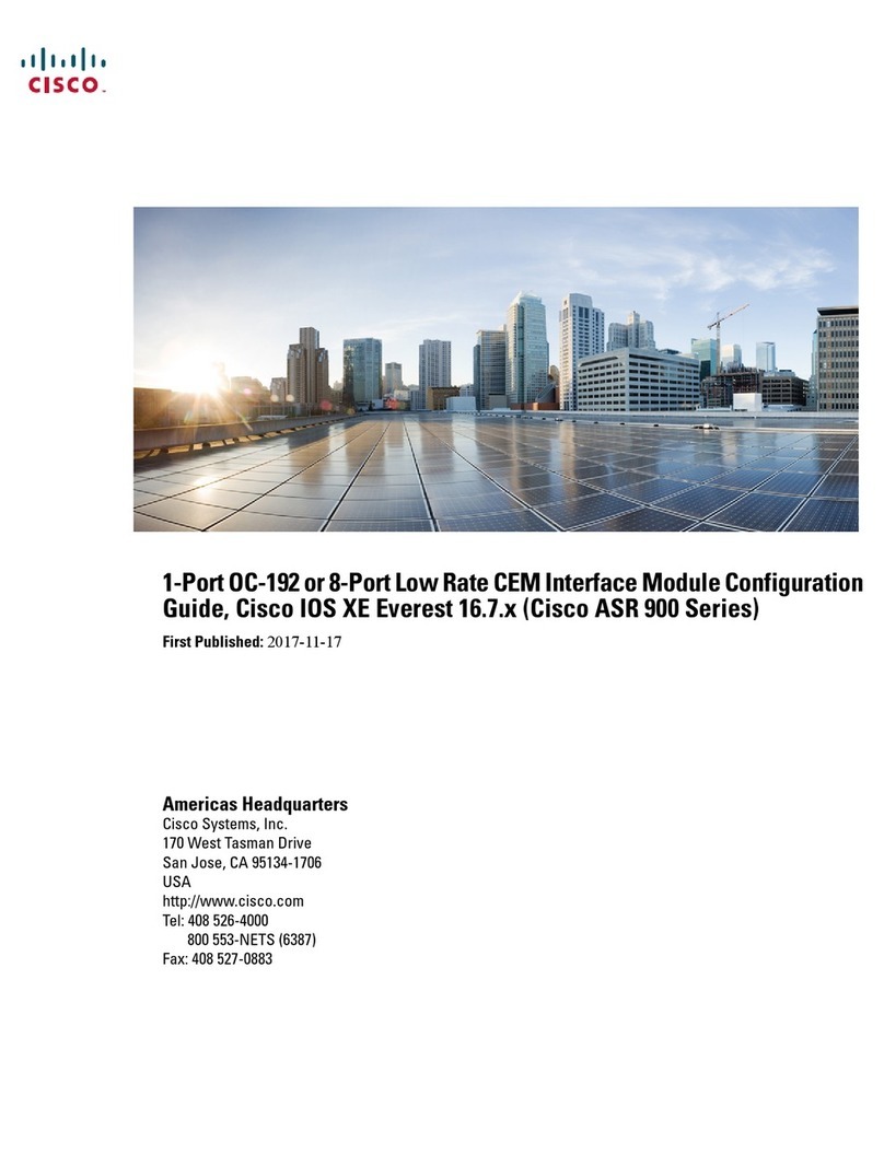 Cisco ASR 900 Series User manual