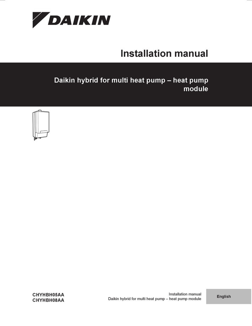 Daikin CHYHBH05AA installation manual Daikin CHYHBH05AA installation manual