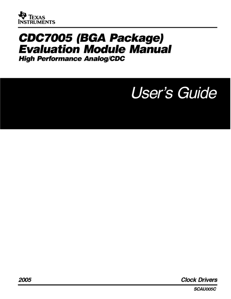 Texas Instruments CDC7005 user guide