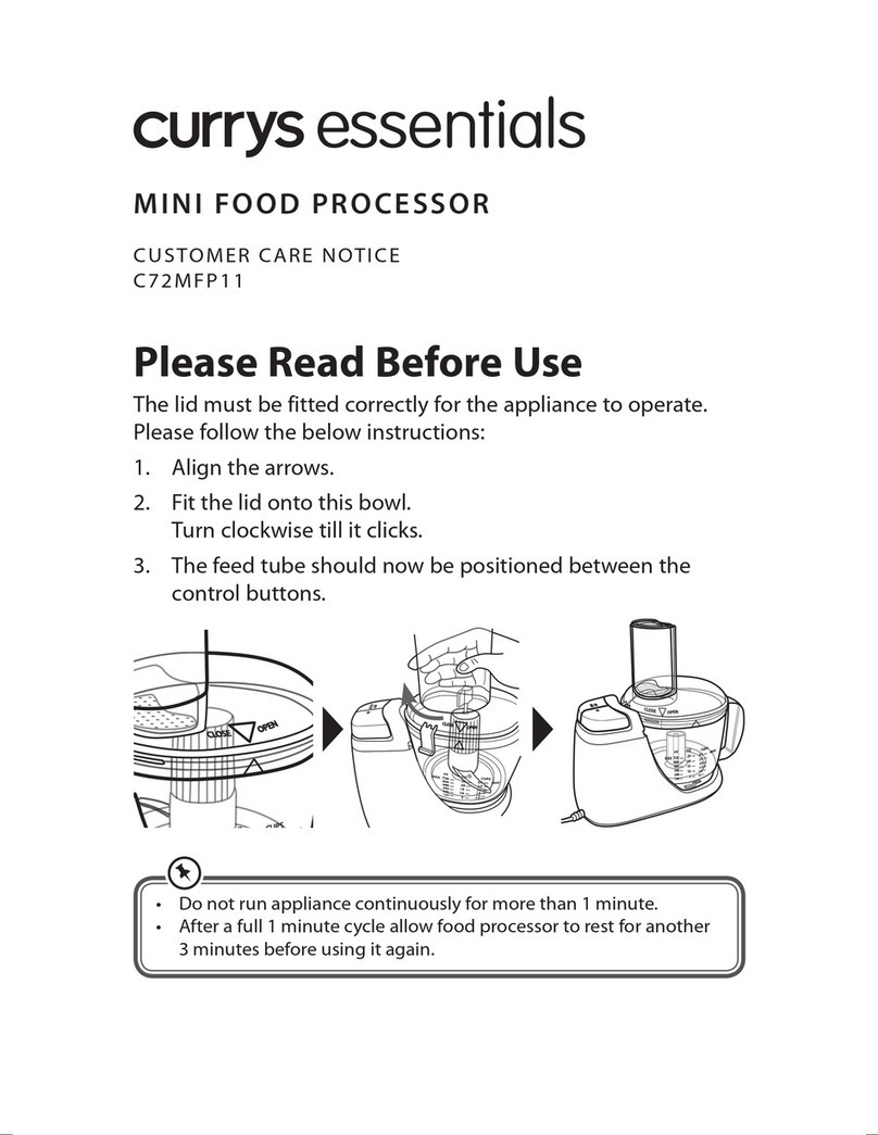 Currys C72MFP11 instruction manual