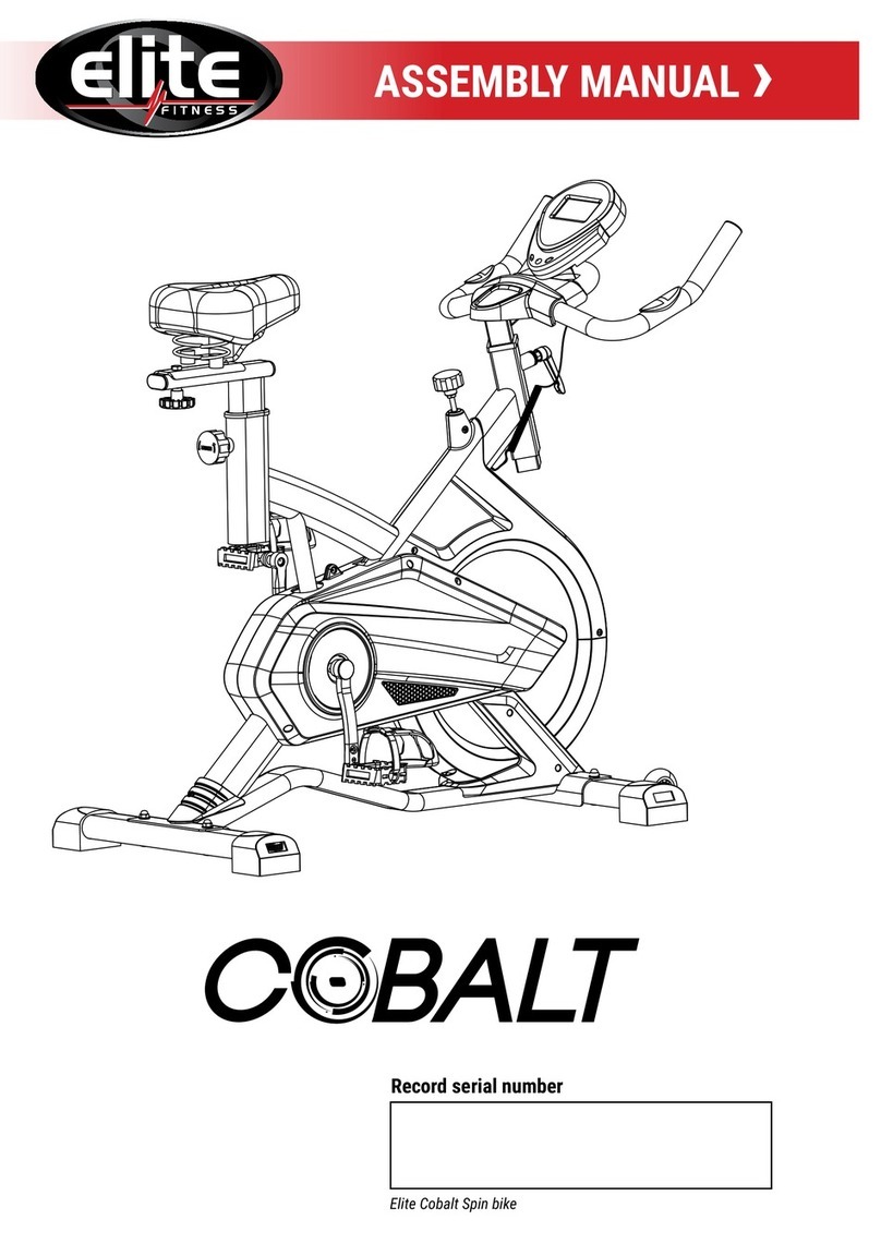 Elite Fitness Cobalt Assembly manual