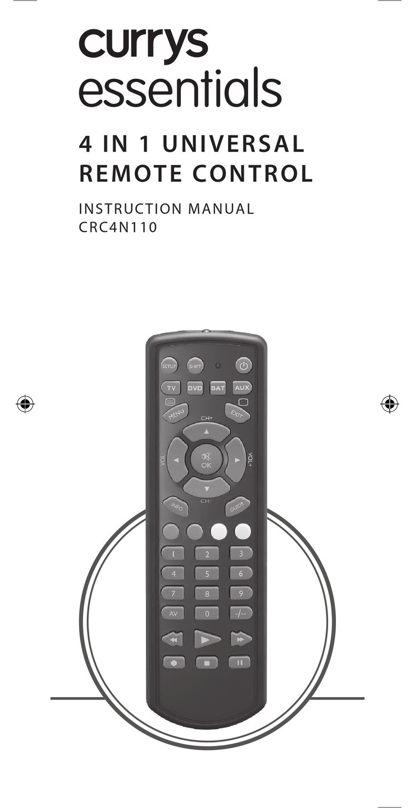 Currys CRC4N110 User manual