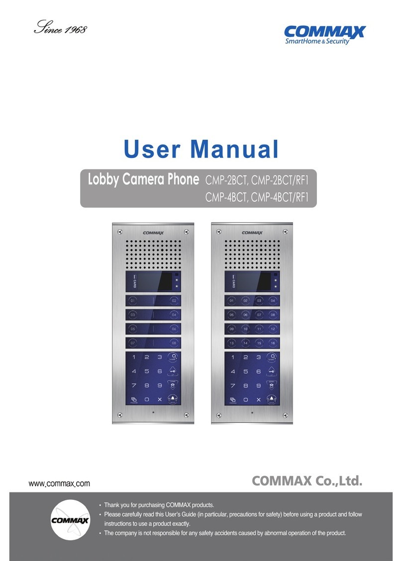 Commax CMP-2BCT user manual