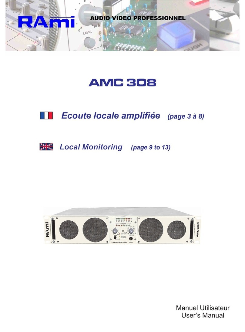 Rami AMC 308 user manual