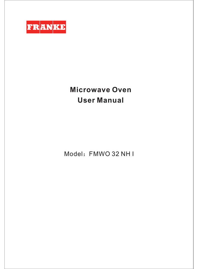 Franke FMWO 32 NH I User manual Franke FMWO 32 NH I User manual