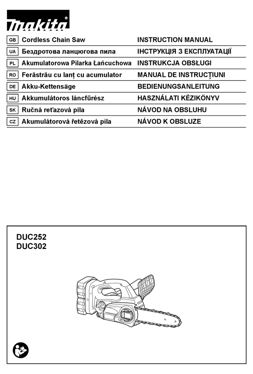 Makita DUC252 User manual Makita DUC252 User manual