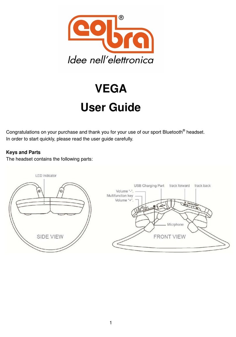 Cobra Vega user guide