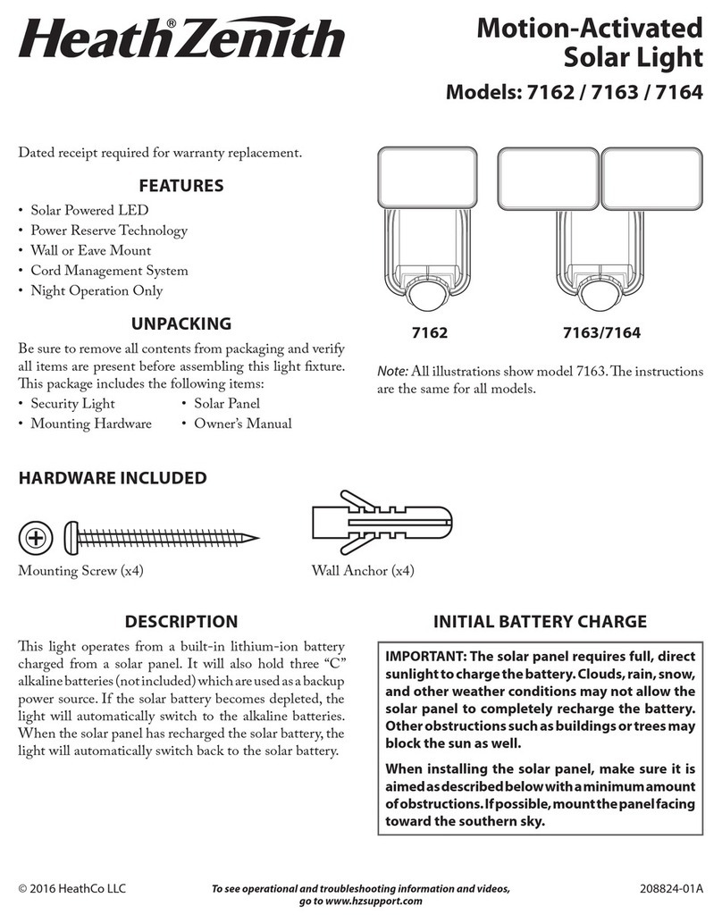 Heath Zenith 7162 manual