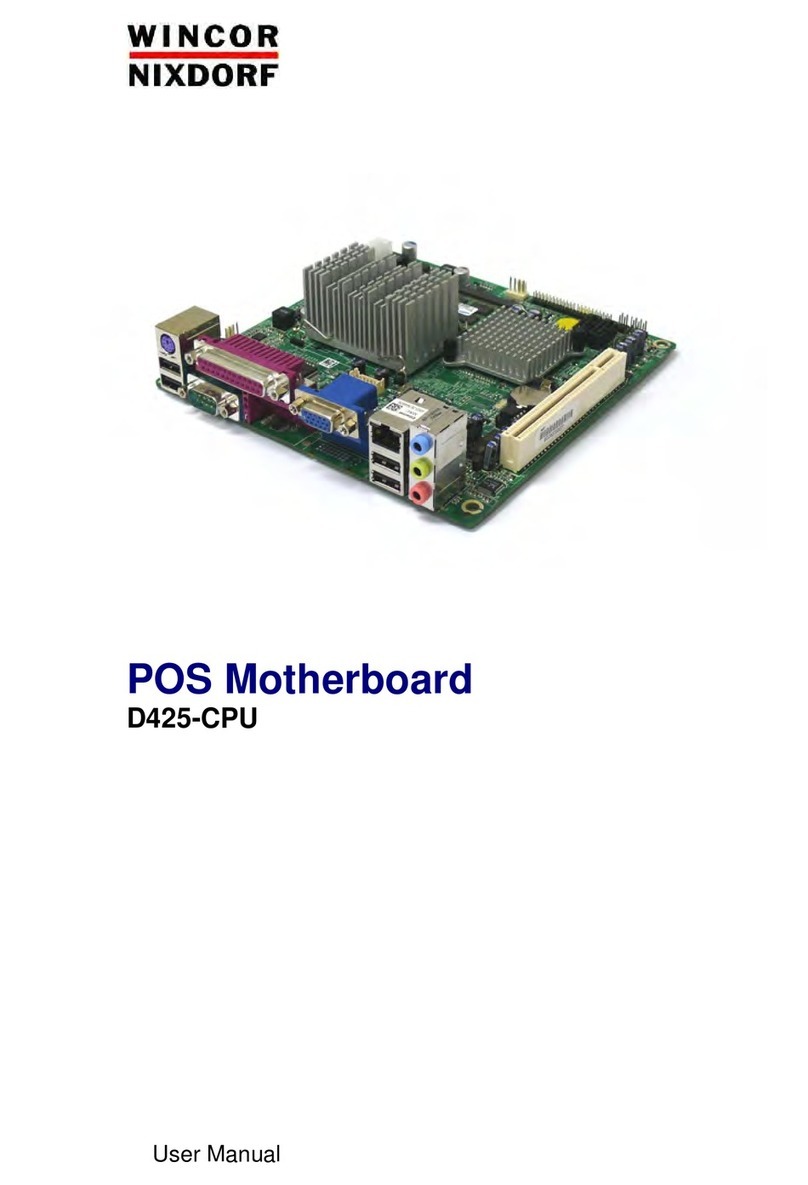 Wincor Nixdorf D425-CPU user manual