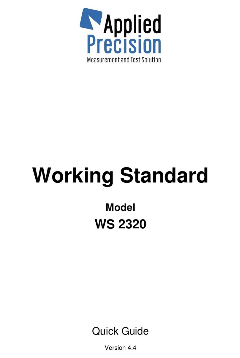 Applied Precision WS 2320 quick guide