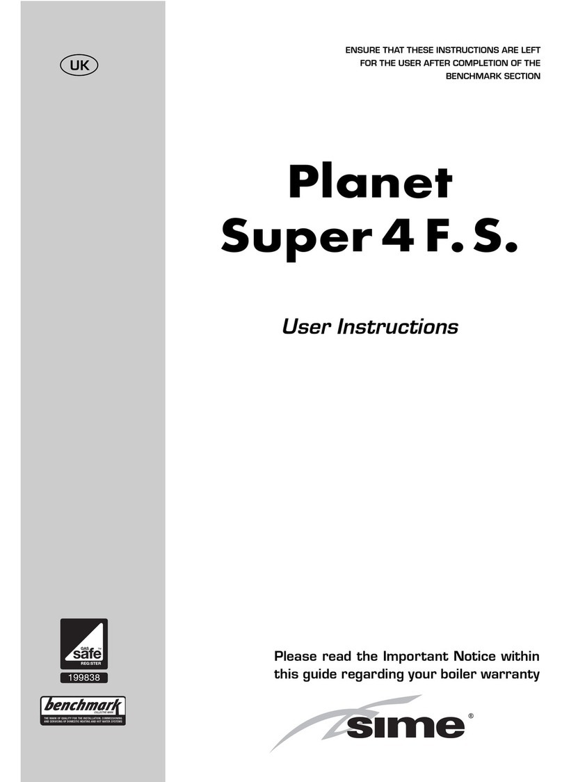 Sime Planet Super 4 F.S. User manual