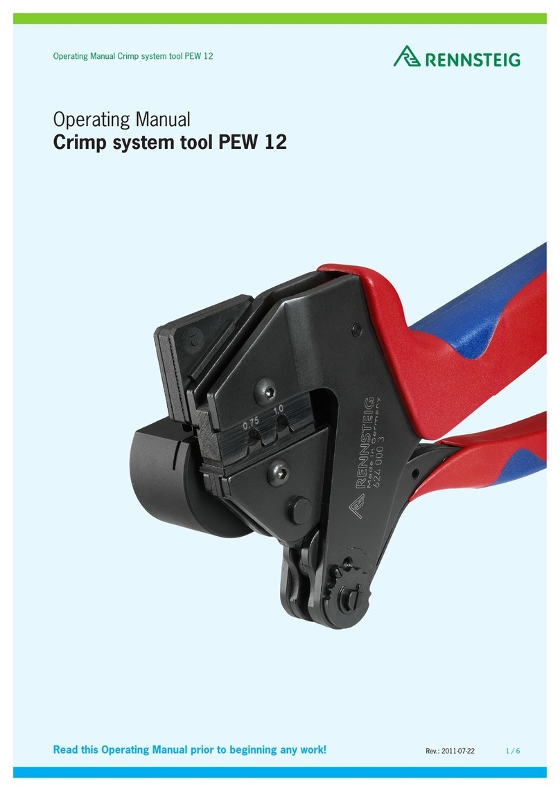Rennsteig PEW 12 User manual