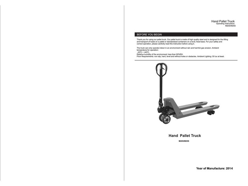 Eoslift M25S operating instructions