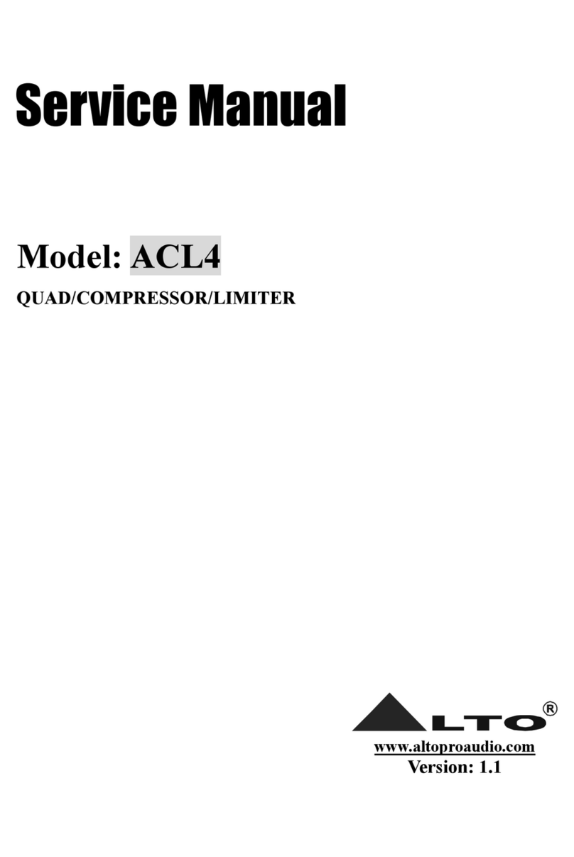 Alto ACL4 User manual