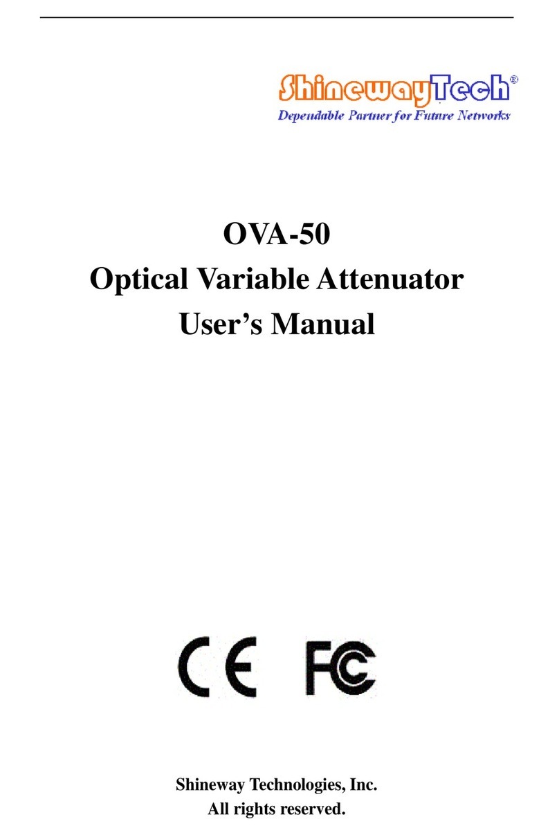 Shineway Tech OVA-50 user manual