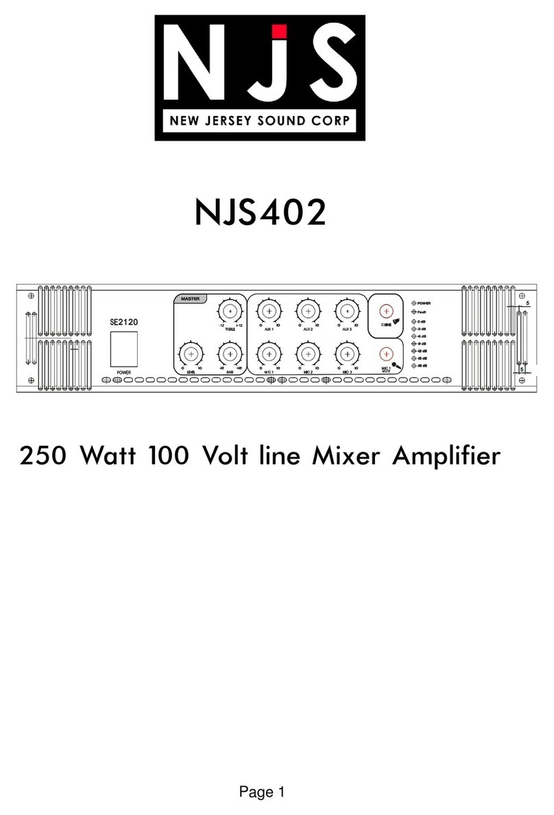 NJS NJS402 manual