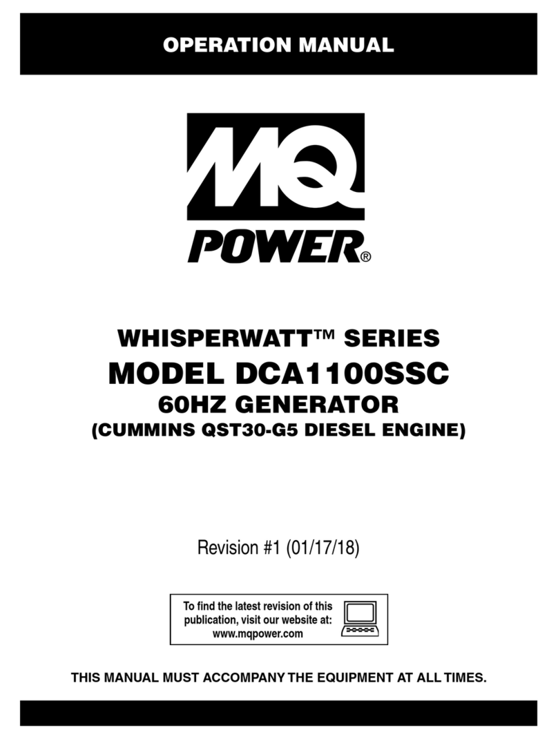 MQ Power DCA1100SSC User manual