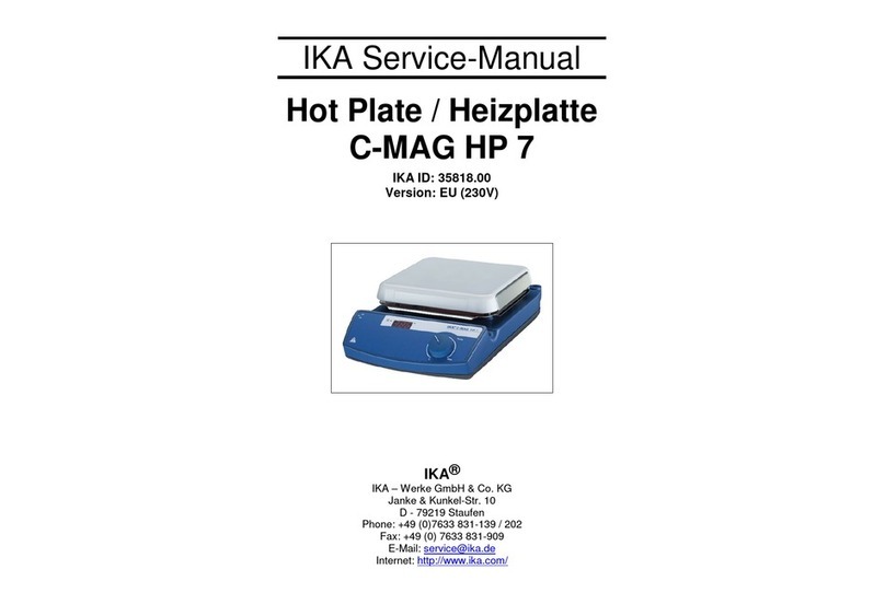 IKA C-MAG HP 7 User manual