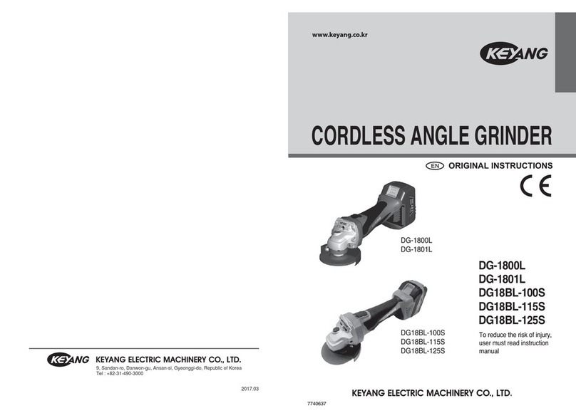 Keyang DG-1800L Original instructions