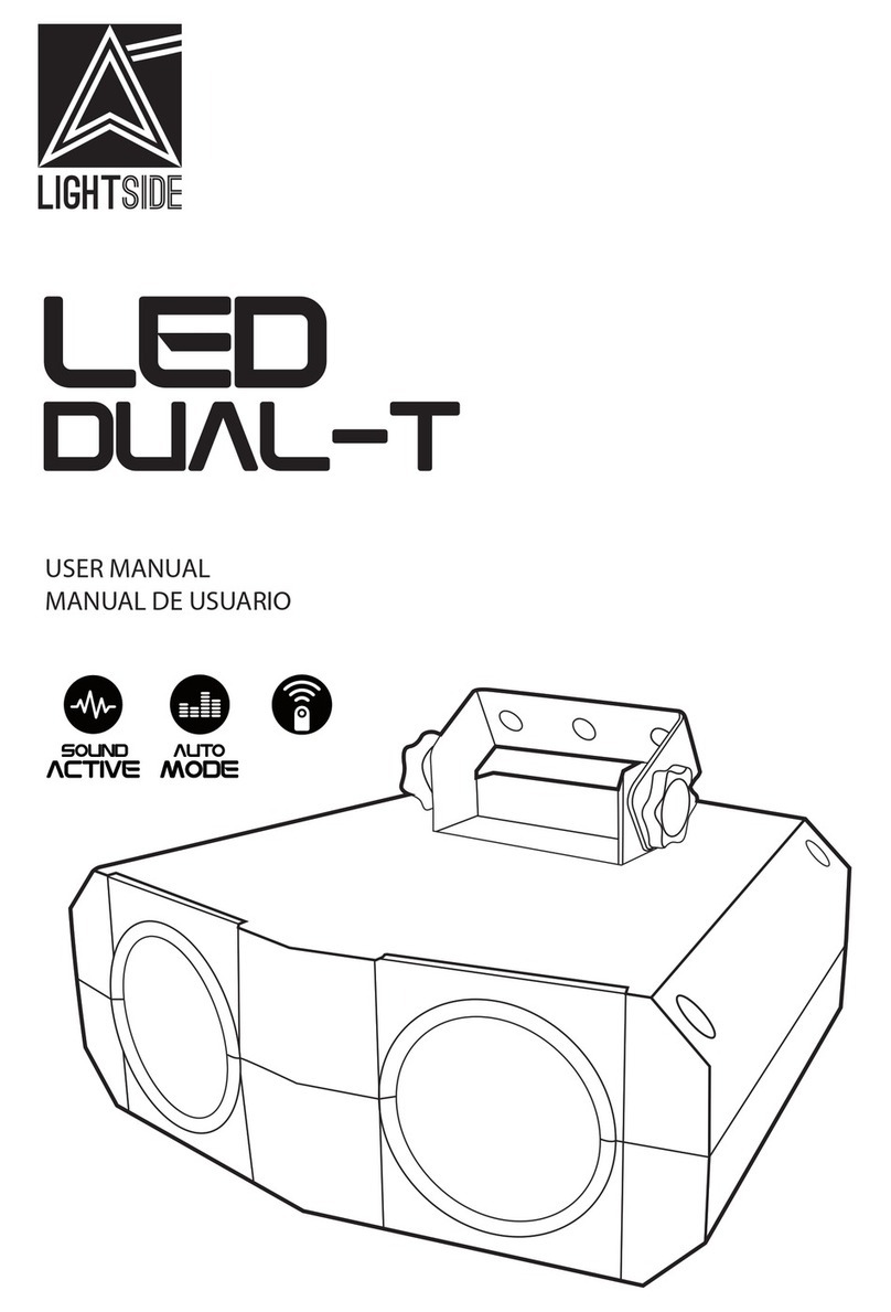 LIGHTSIDE LED DUAL-T user manual
