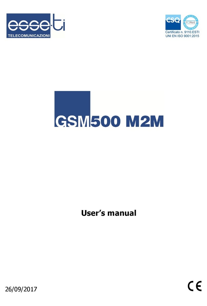 Esse-ti GSM500 M2M user manual