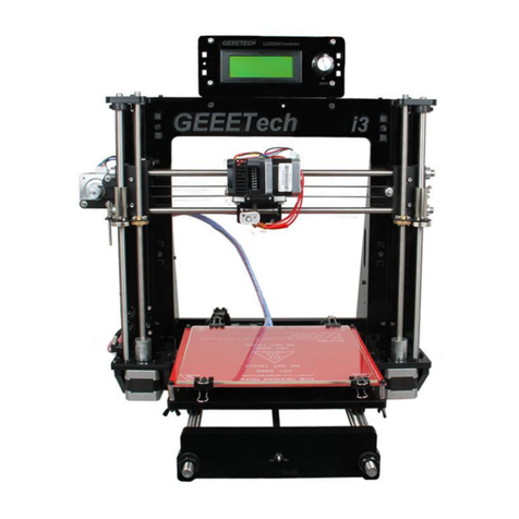Geeetech Acrylic I3 Pro User manual