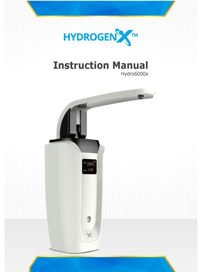 HydrogenX Hydro6000x instruction manual