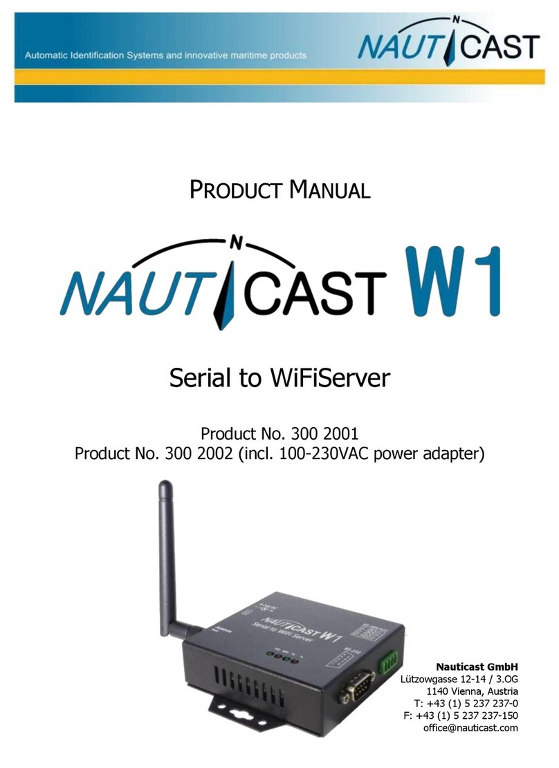 NAUTICAST Product manual product manual