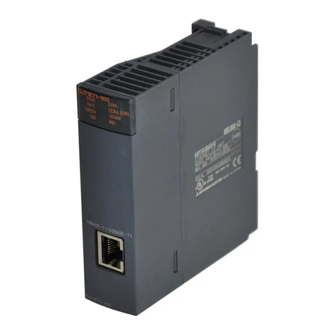 Mitsubishi QJ71E71-100 Series user manual