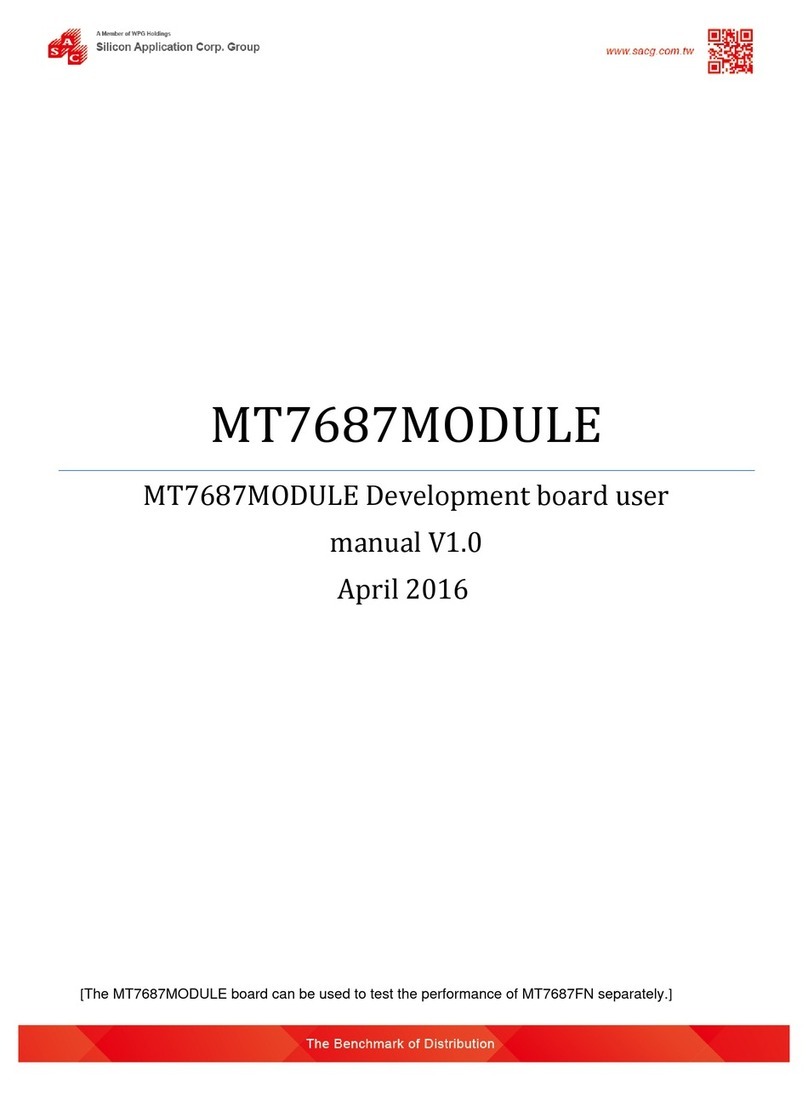 Silicon Application Corp. MT7687MODULE user manual
