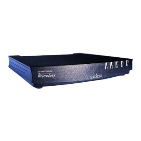 Alcatel Speed Touch Wireless User manual