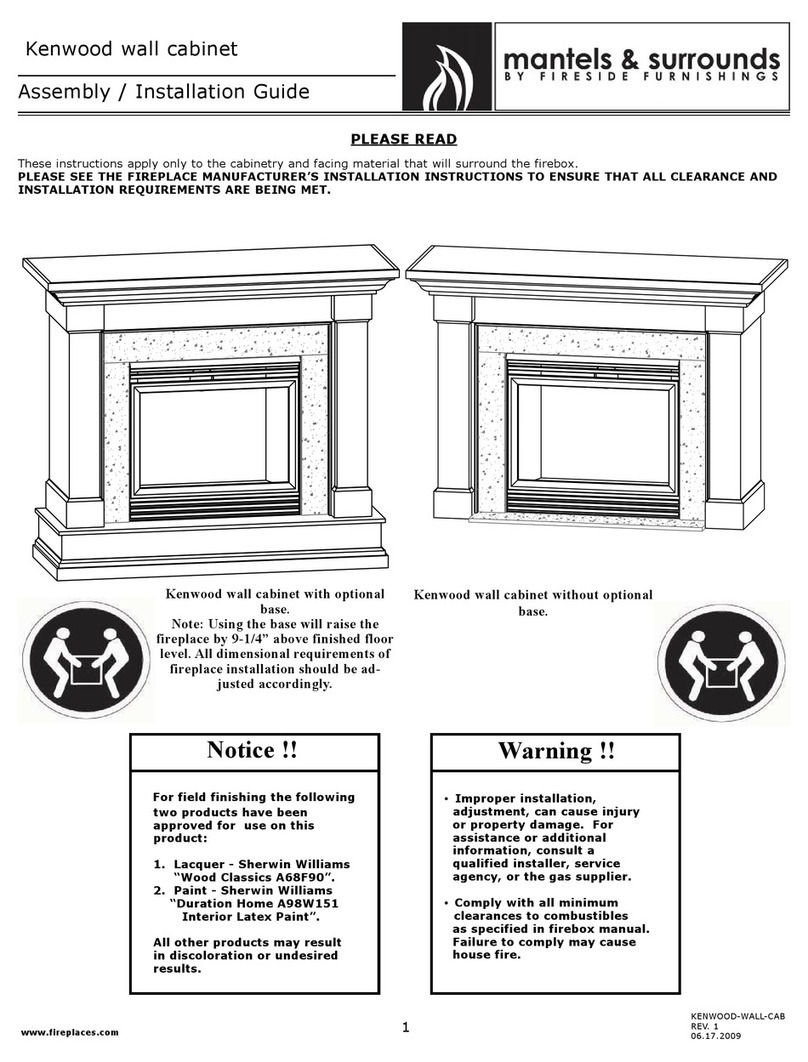 Fireside Furnishings Kenwood installation guide