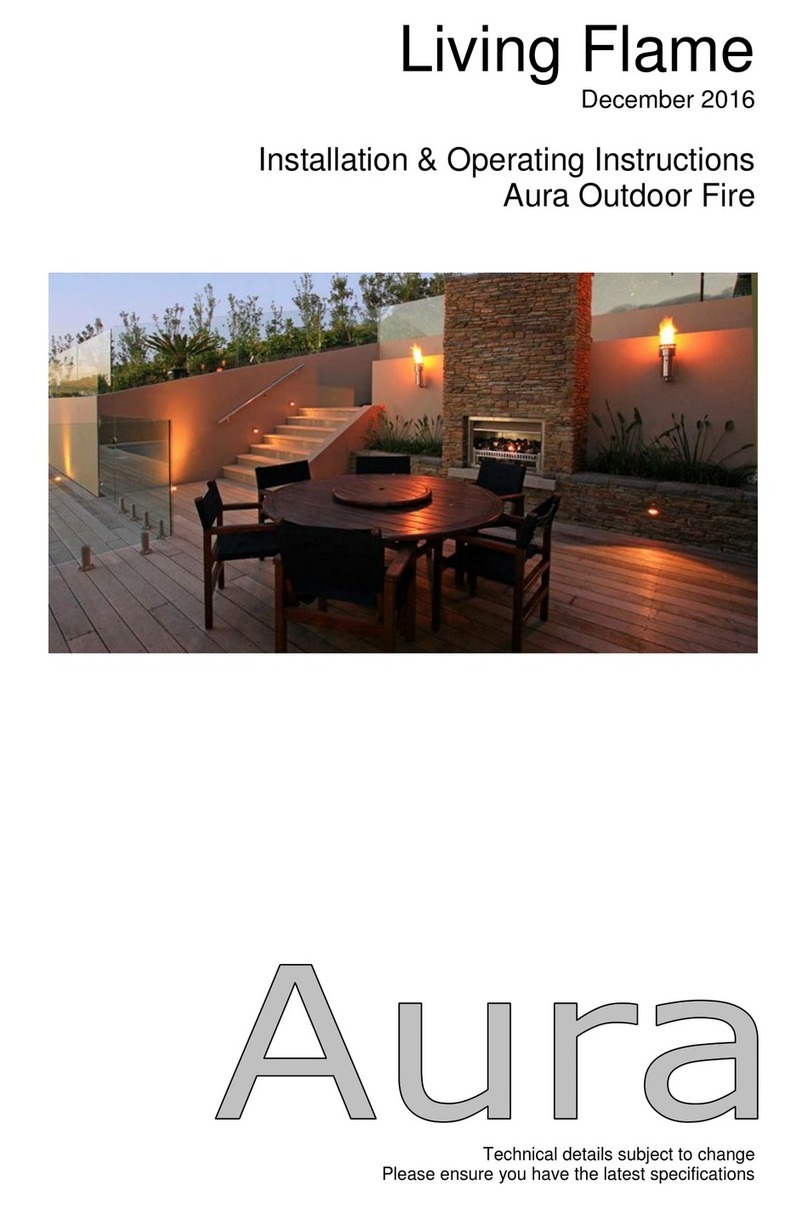 Living Flame Aura Installation & operating instructions