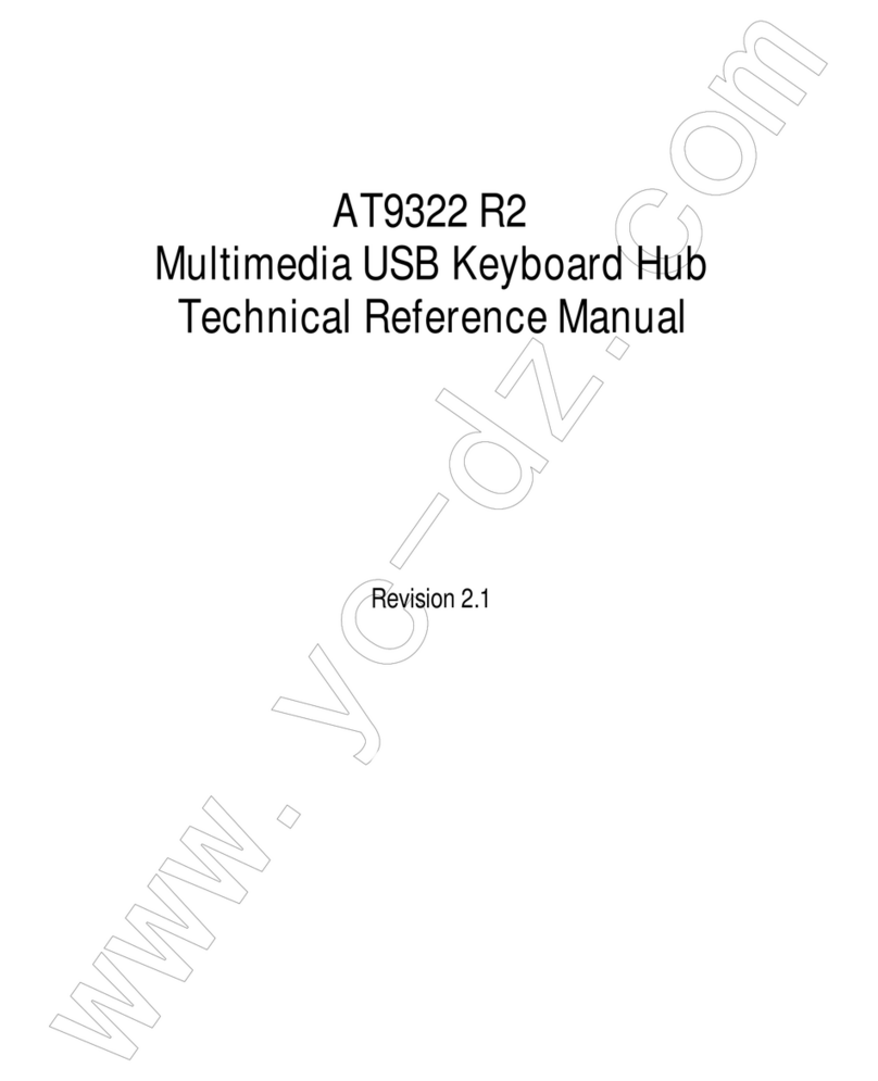Atmel AT9322 R2 Product manual