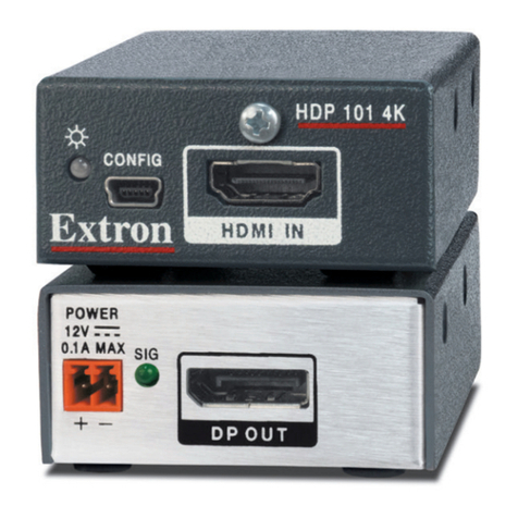 Extron electronics HDP 101 4K User manual