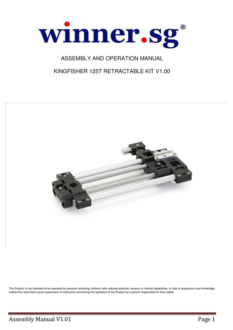 Winner.SG Kingfisher 125T Retractable Kit Assembly manual Winner.SG Kingfisher 125T Retractable Kit Assembly manual