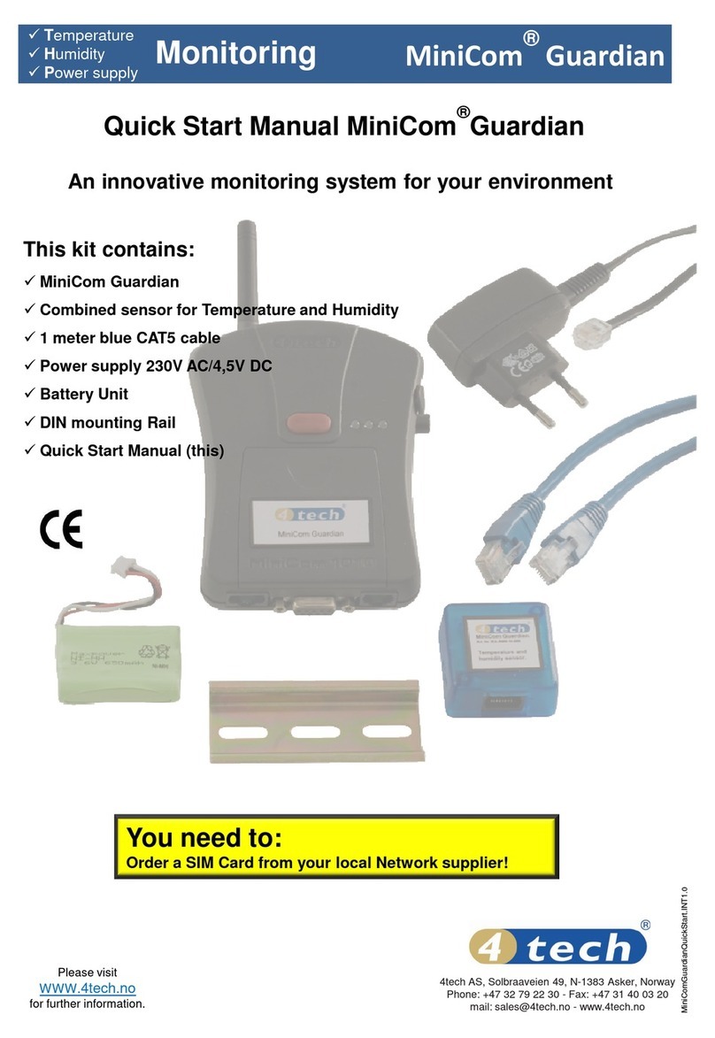 4tech MiniCom Guardian Quick start manual