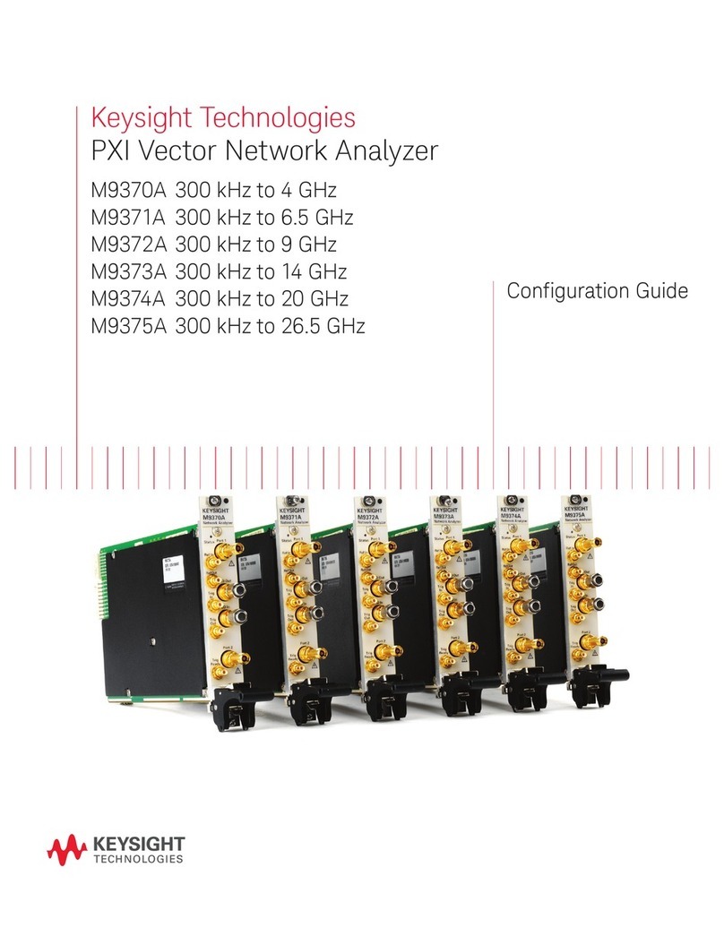 Keysight Technologies M9370A User manual