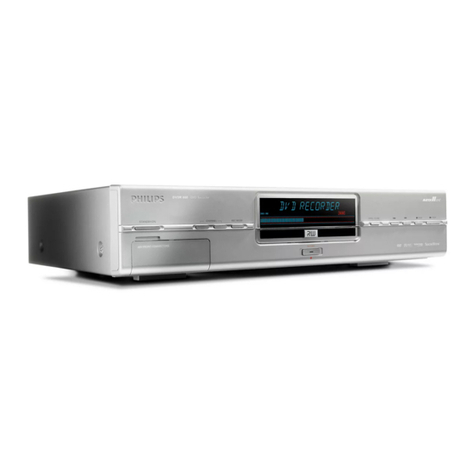 Philips DVDR880/001 User manual