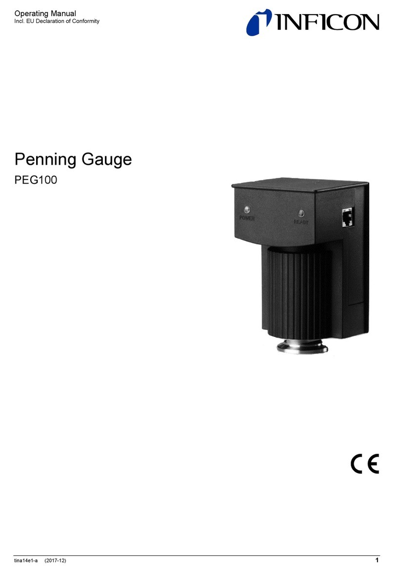 Inficon PEG100 operating manual
