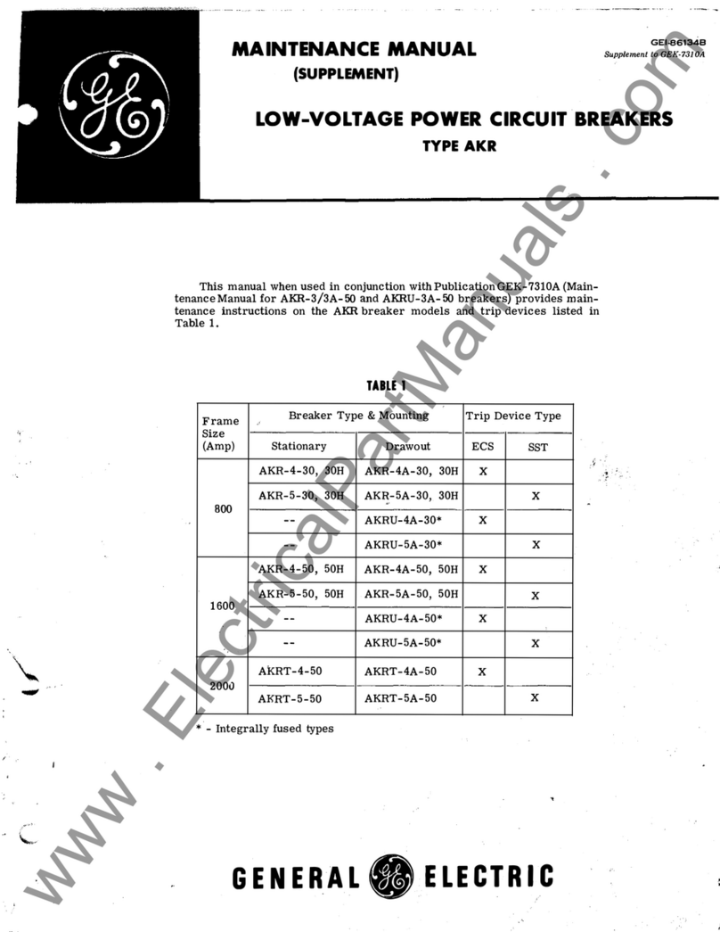 GE AKR-4-30 Configuration guide