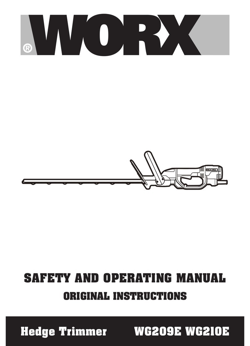 Worx WG209E Installation manual